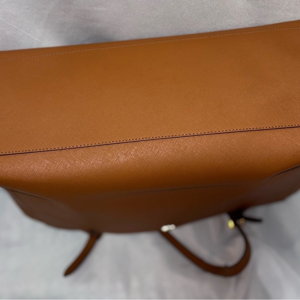 Tory Burch York Luggage Brown Tote Saffiano - Picture 11 of 16